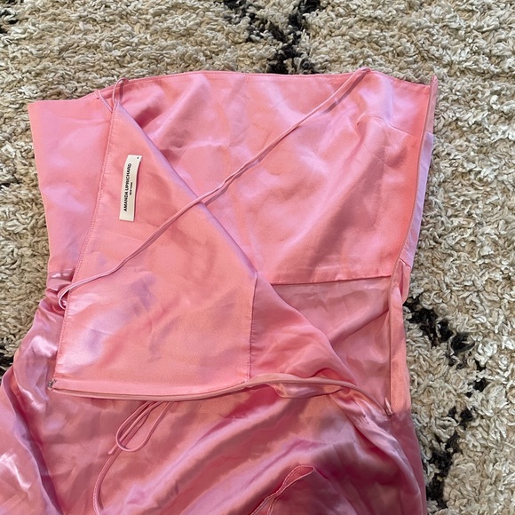 Amanda Uprichard X REVOLVE Chiara Dress in Flamingo - Picture 7 of 7